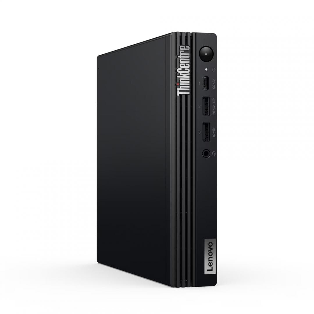 Desktop Business Lenovo ThinkCentre M70q Gen 5 cu procesor Intel Core i7 14700T pana la 5.2 GHz, 16 GB DDR5, 512GB SSD, Intel UHD Graphics 770, Fara OS, Black