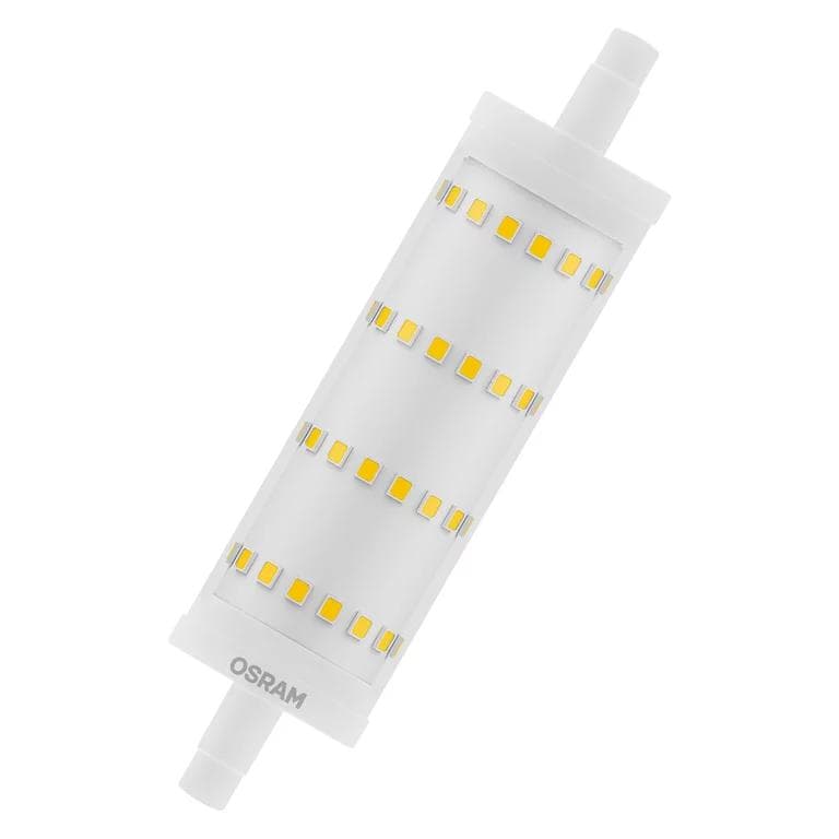 Bec LED Osram LINE, R7s, 13W (100W), 1521 lm, lumina calda (2700K),118mm, Ø29mm — miniatură