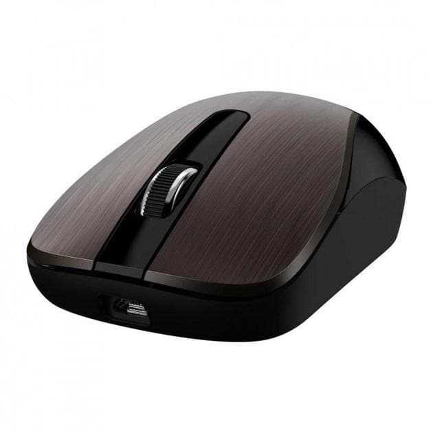 Mouse Wireless Genius ECO-8015, 1600 dpi, Maro — miniatură