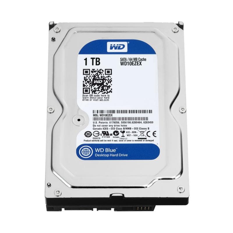 HDD desktop WD Blue, 1 TB, 7200 rpm, 64 MB SATA III