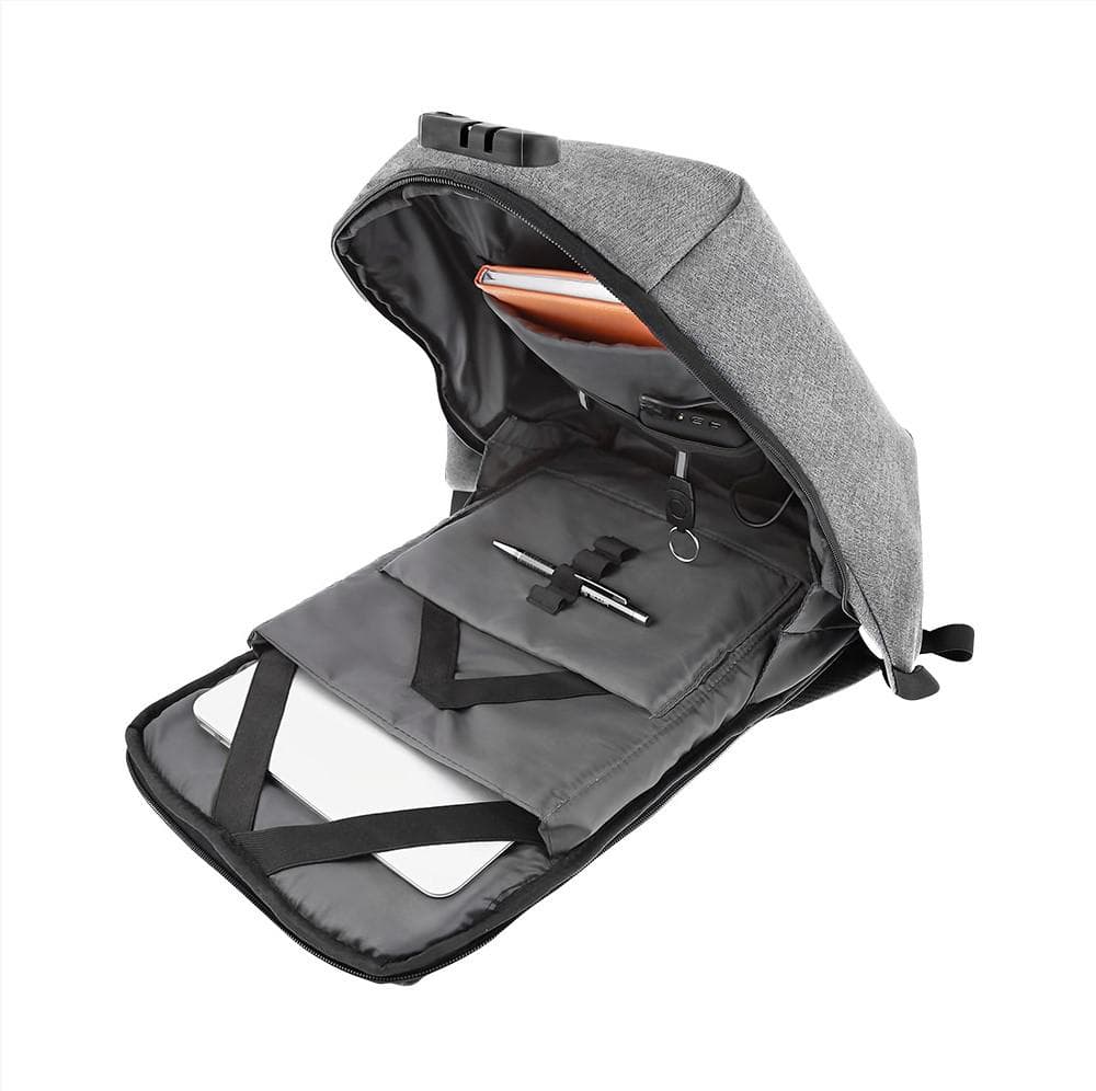 Rucsac laptop TELLUR Antifurt V2, Gri — miniatură