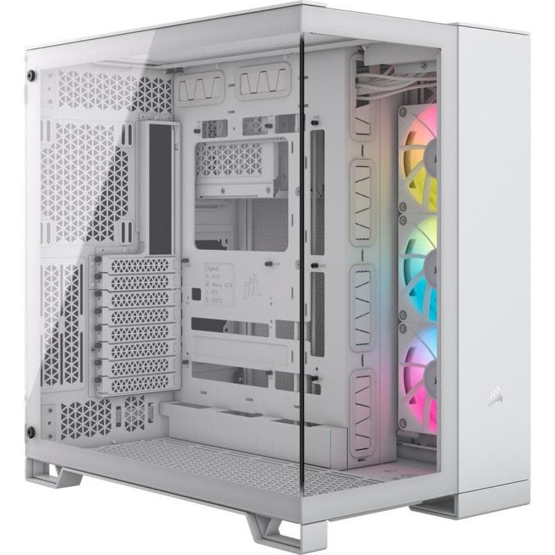 Carcasa CORSAIR iCUE LINK 6500X RGB, Mid Tower, White