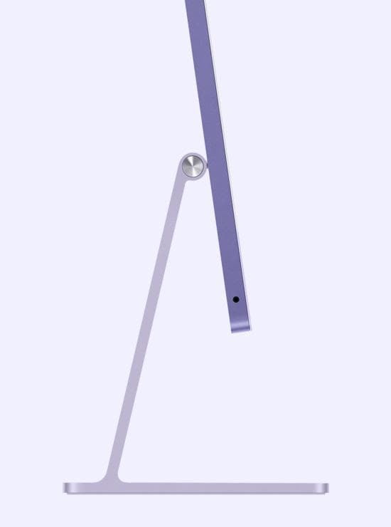 Apple iMAC 24" Retina 4.5k/ Apple M4 (CPU 10-core, GPU 10-core, Neural Engine16-core)/24GB/1TB - Purple - INT KB (2024) — miniatură