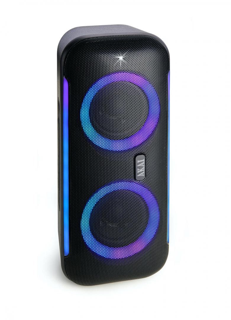Boxa portabila Akai ABTS-70, bluetooth 5.0, putere maxima RMS 40W, frecventa raspuns 20Hz~20Khz, tip baterie si voltaj 7.4V/3000mAh, negru — miniatură