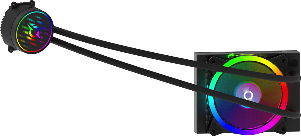 Cooler Procesor AQYRIS AQUARIUS 120 AIO, Lichid, 12 cm, aRGB — miniatură