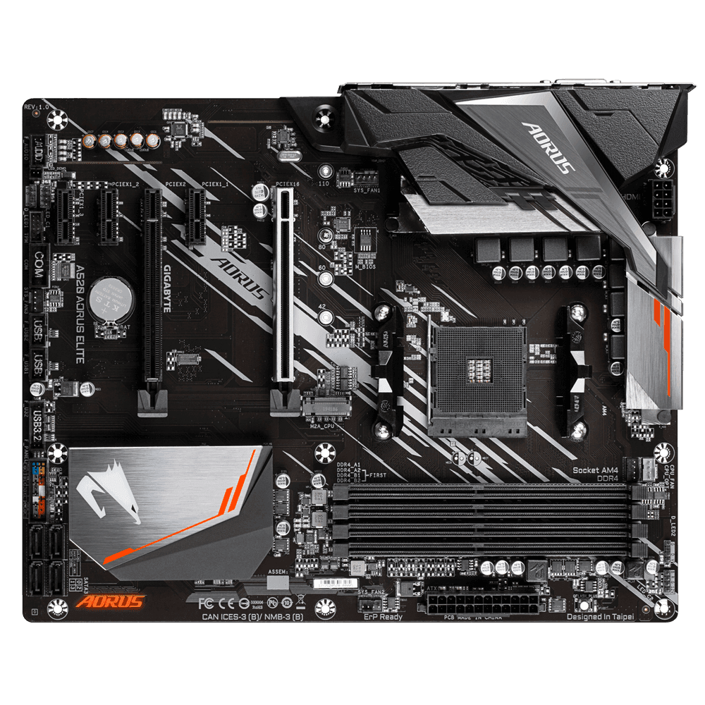 Placa de baza Gigabyte A520 AORUS ELITE, Socket AM4, DDR4, ATX — miniatură