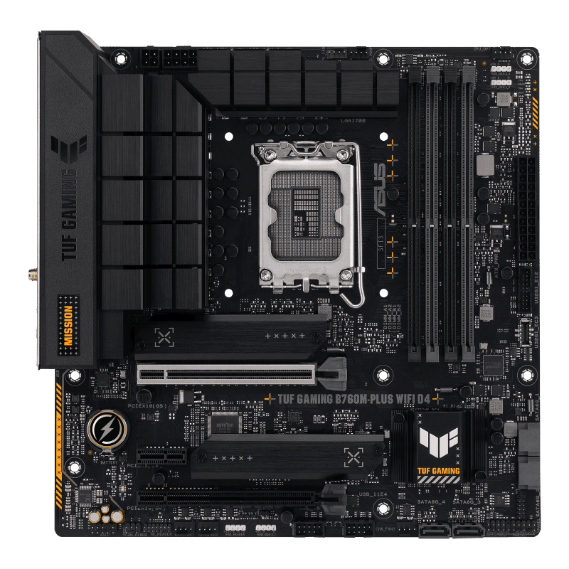 Placa de baza ASUS TUF Gaming B760-Plus WIFI, Socket 1700, DDR5, ATX — miniatură