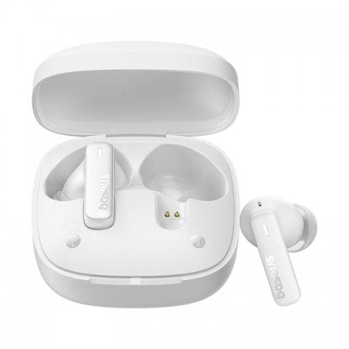 Casti In-ear Baseus Bowie E19, Wireless, Alb