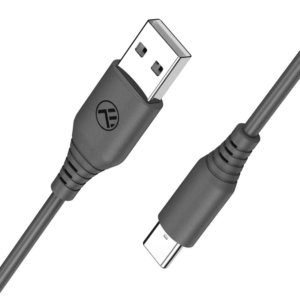 Cablu silicon Tellur USB to Type-C, 3A, 1m, negru — miniatură