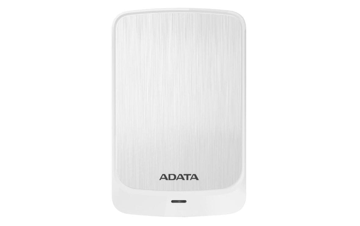 HDD Extern ADATA 2TB HV320 2.5 USB 3.1 Senzor protectie socuri Criptare Date Ultraslim Alb