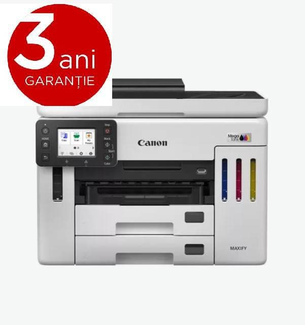 Multifunctional inkjet Canon Maxify GX7140, CISS, format A4, Color, Duplex, USB + LAN + Wi-Fi