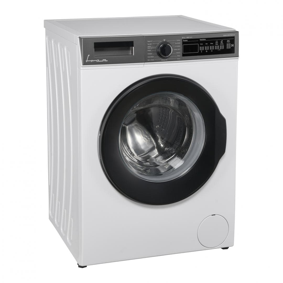 Masina de spalat rufe FRAM FWM-V814T2D+++, 8 kg, 1400 rpm, Clasa: D, Alb — miniatură