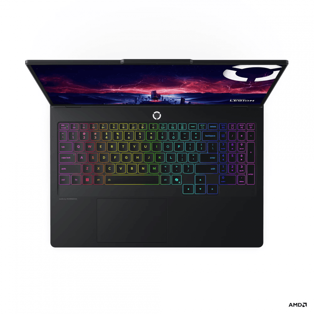 Laptop Gaming Lenovo Legion Pro 5 16, cu procesor AMD Ryzen 9 9955HX, 16'' OLED, 32 GB DDR5, 2 TB SSD, NVIDIA GeForce RTX 5070, 8GB GDDR7, Fara OS — miniatură