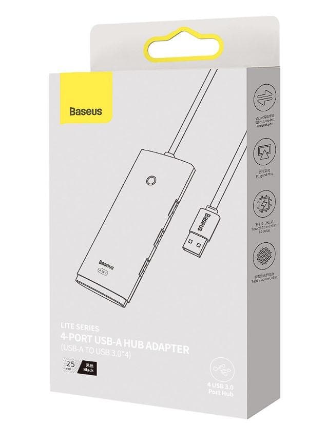Docking station BASEUS Metal Gleam, USB Type-C, 100W, Albastru — miniatură