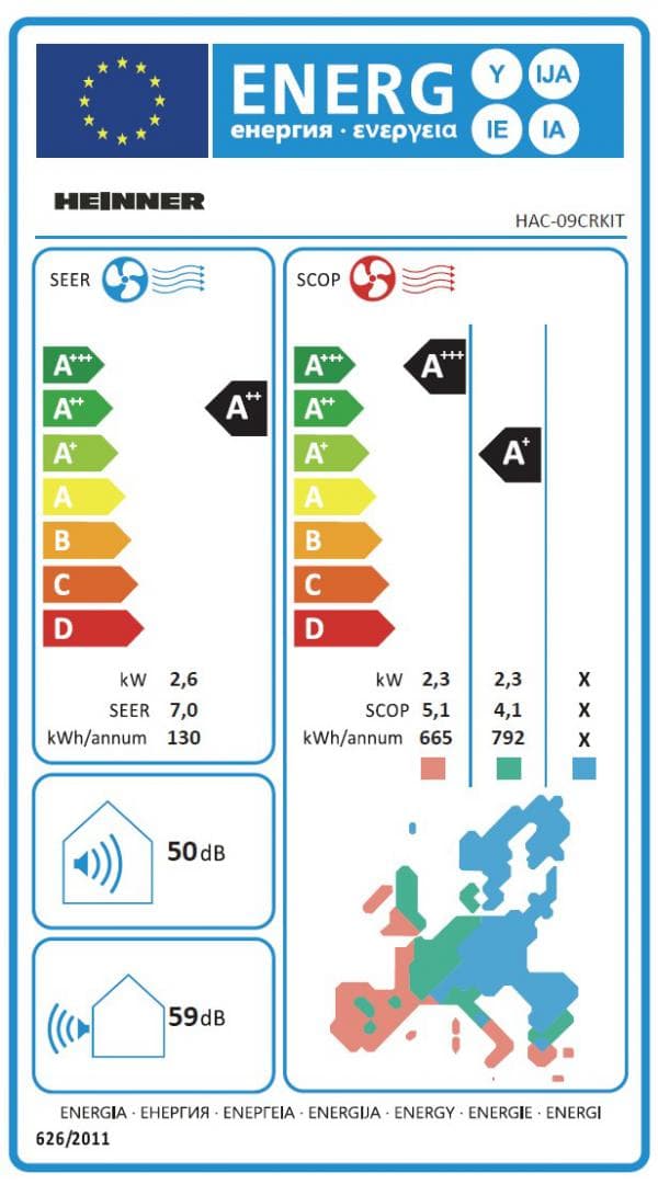 AER CONDITIONAT HEINNER HAC-CR09KITWIFI — miniatură
