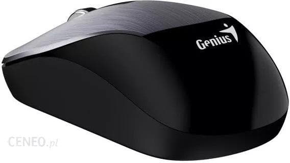 Mouse Wireless Genius ECO-8015, 1600 dpi, Negru — miniatură