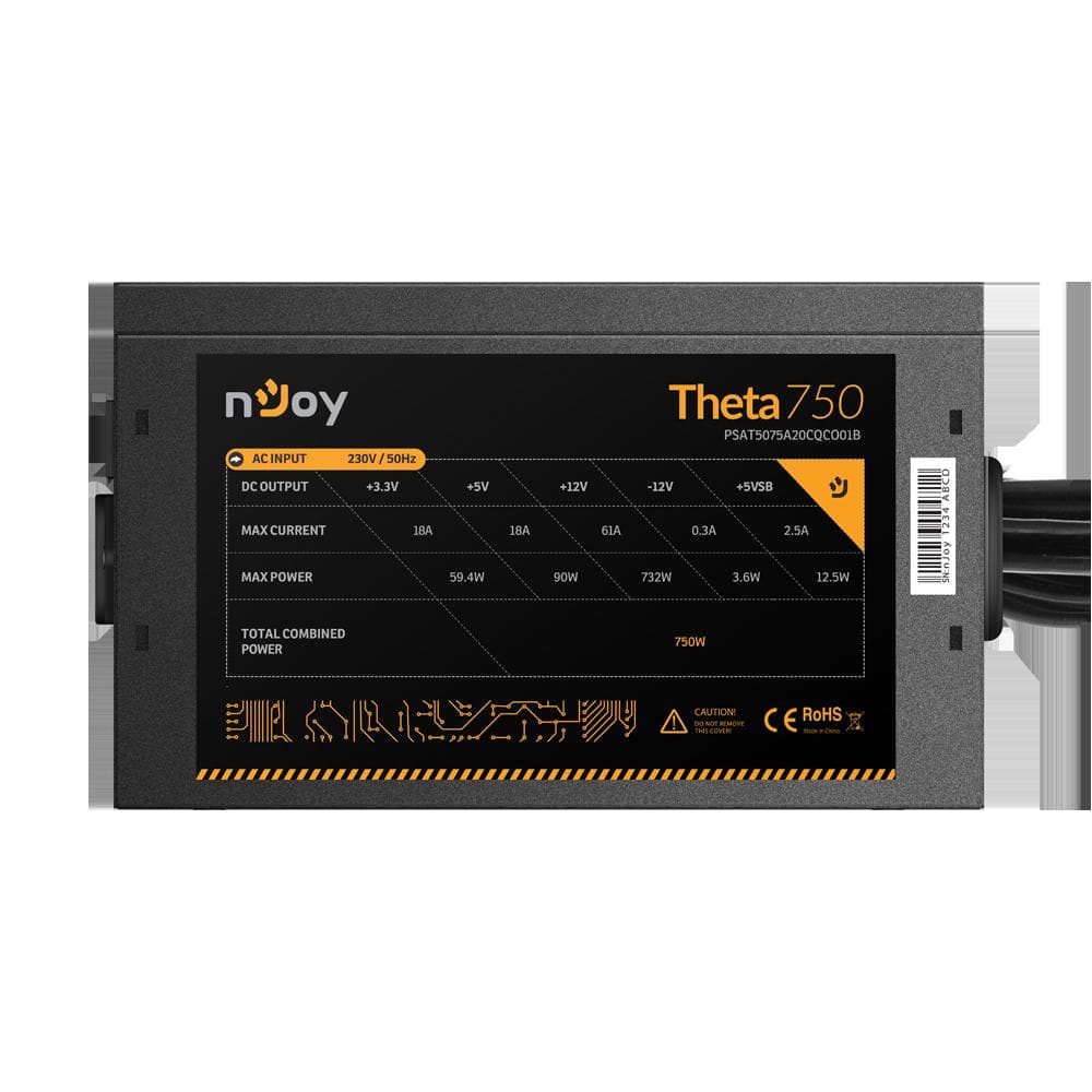 Sursa nJoy Theta 750, 80+ Bronze, 750W — miniatură