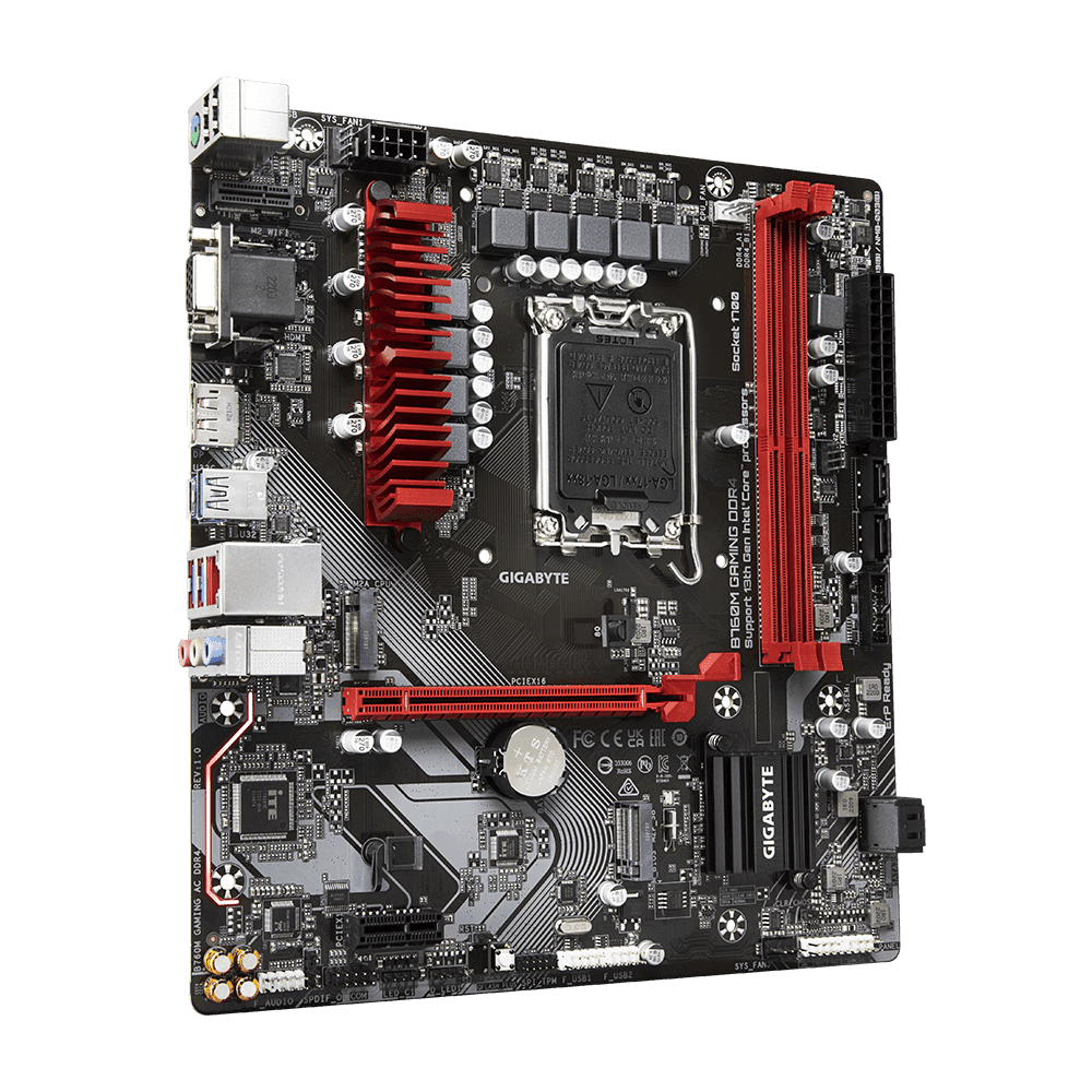 Placa de baza Gigabyte B760M GAMING, Socket 1700, DDR4, Micro-ATX — miniatură