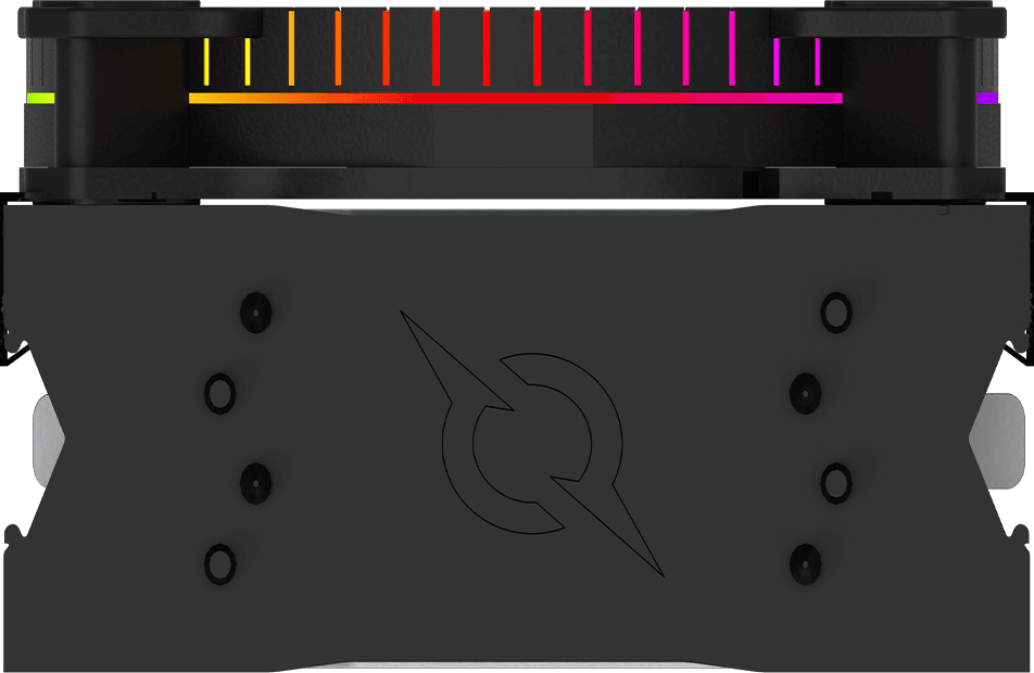 Cooler Procesor AQIRYS URANUS LS ARGB, Aer, 12 cm, aRGB — miniatură