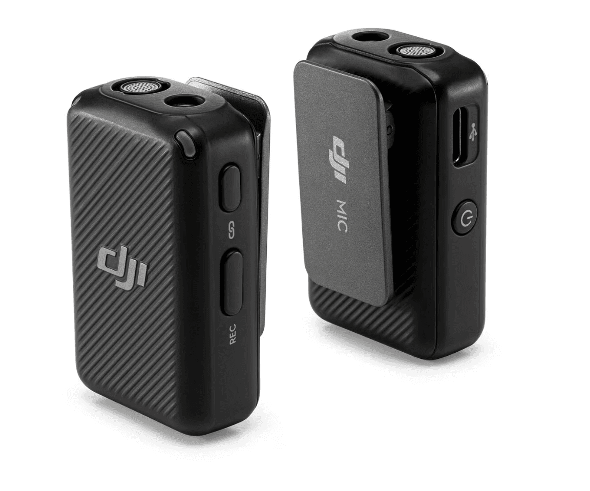 Microfon DJI Mic Dual Channel, tip Condenser — miniatură