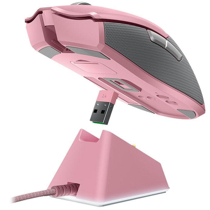Mouse Gaming Wireless Razer Viper Ultimate, 20000 dpi, Roz — miniatură