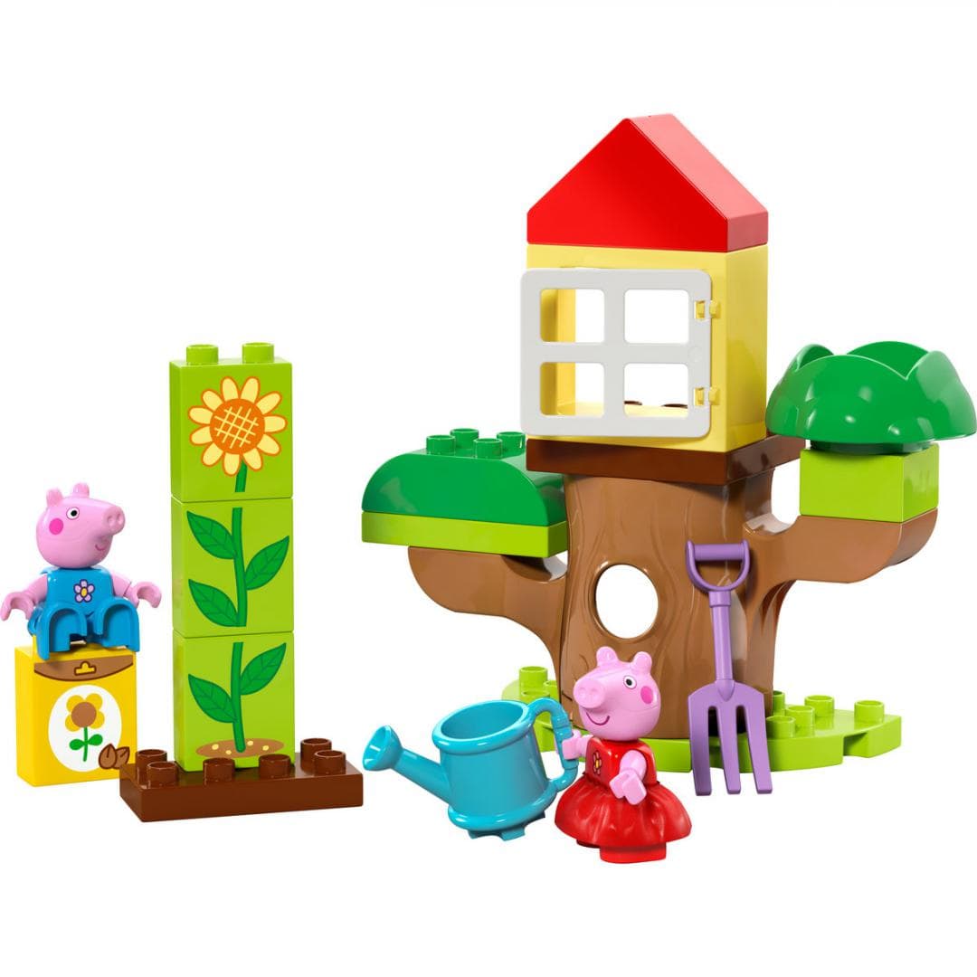 GRADINA SI CASA DIN COPAC A PURCELUSEI PEPPA, LEGO 10431 — miniatură