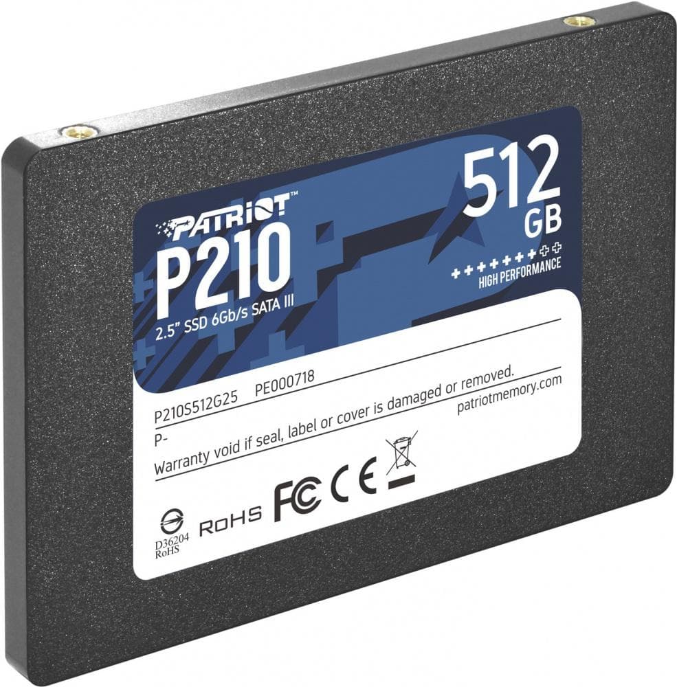 SSD intern Patriot P210, 512 GB, SATA III 2.5 inch — miniatură