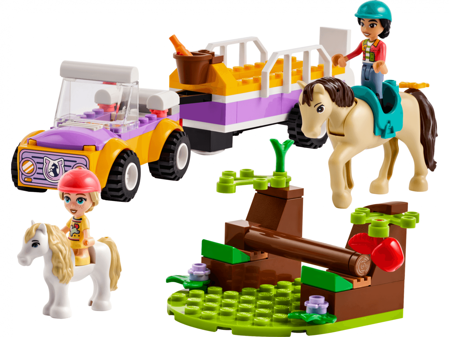 REMORCA CU PONEI SI CAL, LEGO 42634 — miniatură