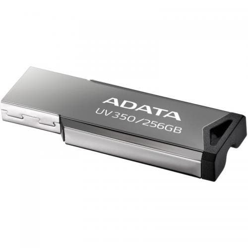 Memorie USB ADATA UV350 256 GB, USB 3.2, Argintiu — miniatură