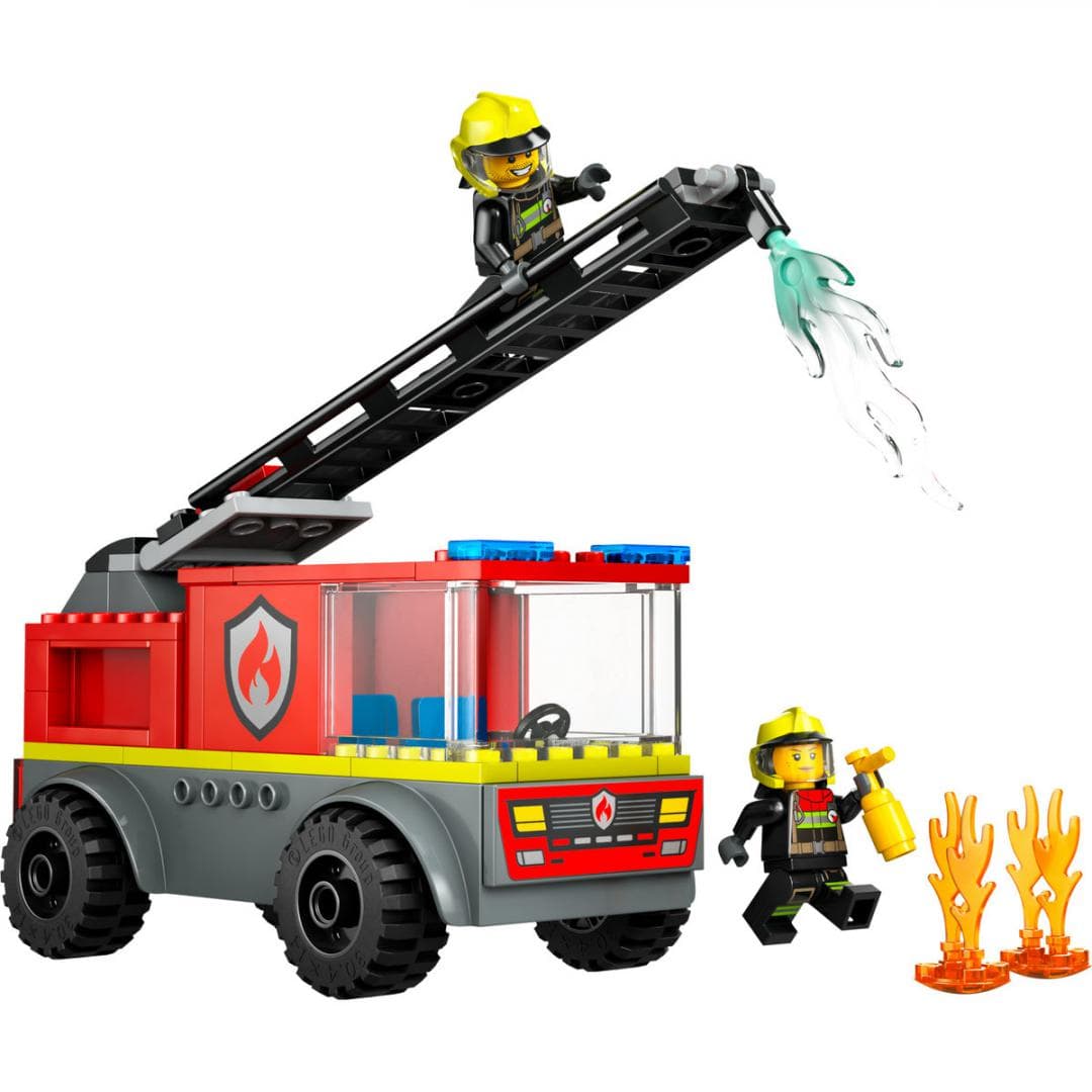 CAMION DE POMPIERI CU SCARA, LEGO 60463 — miniatură
