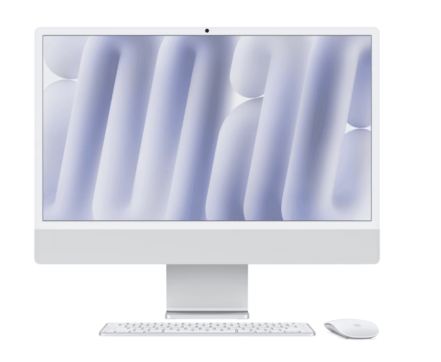 Apple iMAC 24" Retina 4.5k/ Apple M4 (CPU 10-core, GPU 10-core, Neural Engine16-core)/16GB/256GB - Silver - US KB (2024) (Cto from MWUU3RO/A)