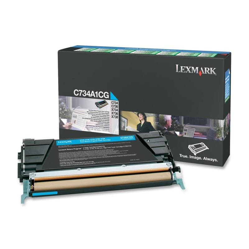 Toner Lexmark C734A1CG, Cyan