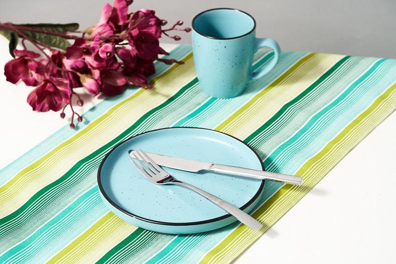 SET 6 FARFURII DESERT, CERAMICA 20 CM, ELECTRA, ART OF DINING BY HEINNER — miniatură