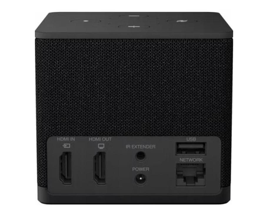 Amazon Fire TV cube 3rd gen streaming media player with 4K Ultra HD Wi- fi 6E and Alexa voice remote, black — miniatură