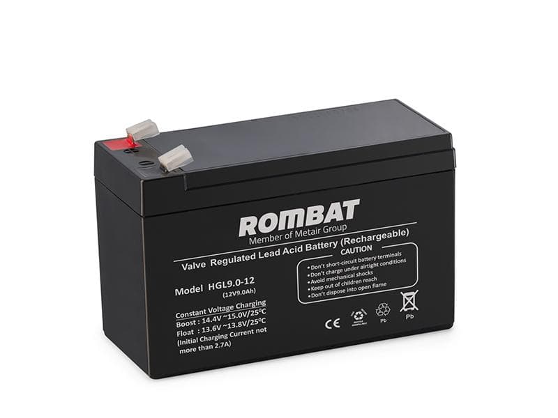 Acumulator stationar 9Ah/12V HGL12-9, Borna F2, Dimensiuni 151 x 65 x 94 mm