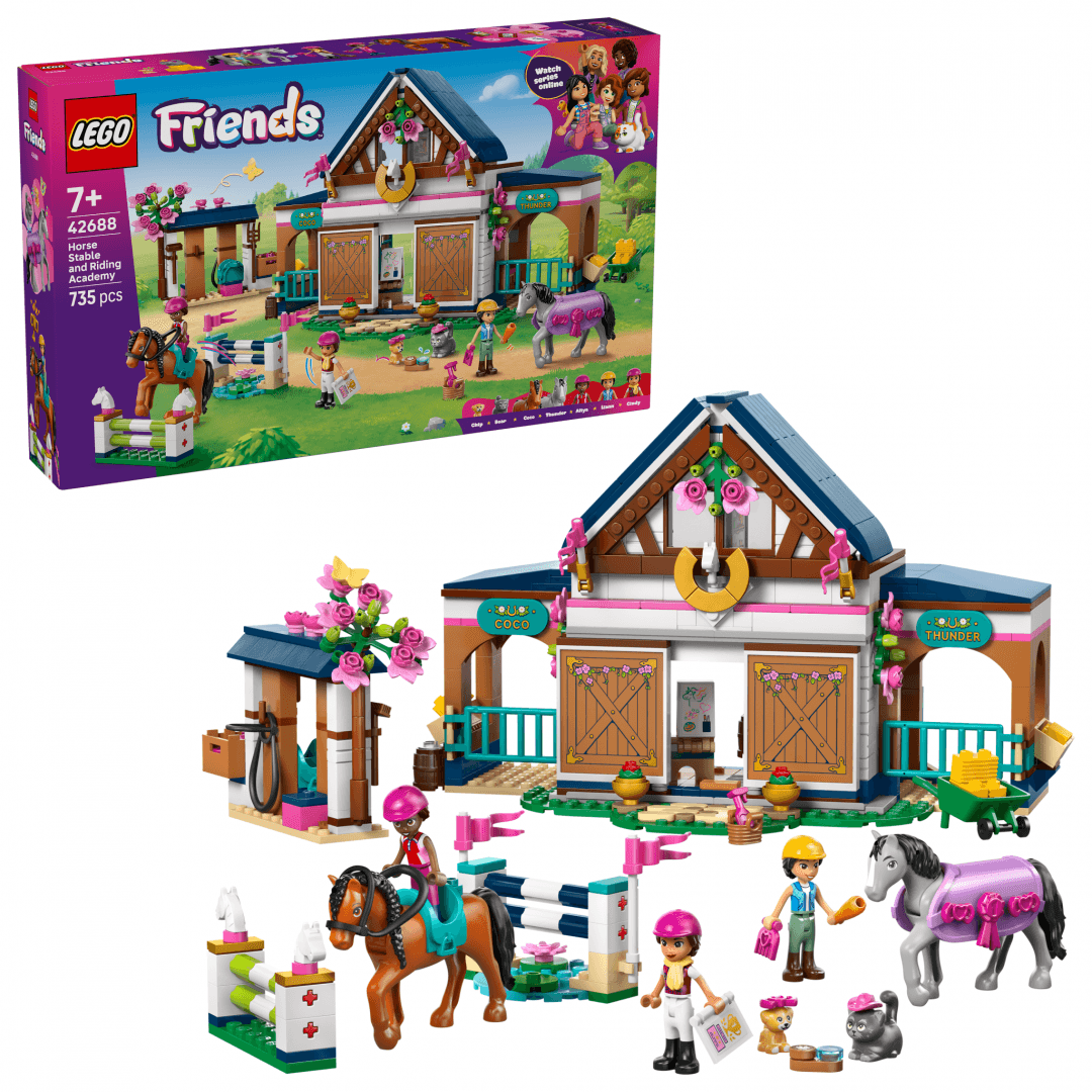 GRAJD DE CAI SI ACADEMIE DE ECHITATIE LEGO42688