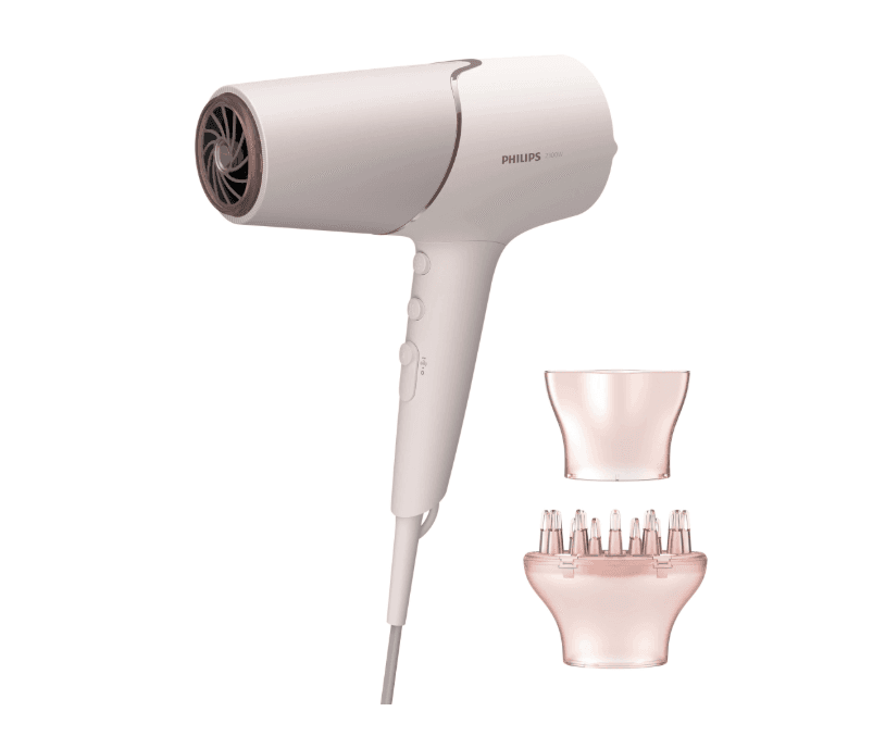 Uscator de par PHILIPS Seria 5000 BHD530/00, ThermoShield, 2300W, 2 viteze, 3 trepte de caldura, Bej, L x A x I (mm) 110x310x230