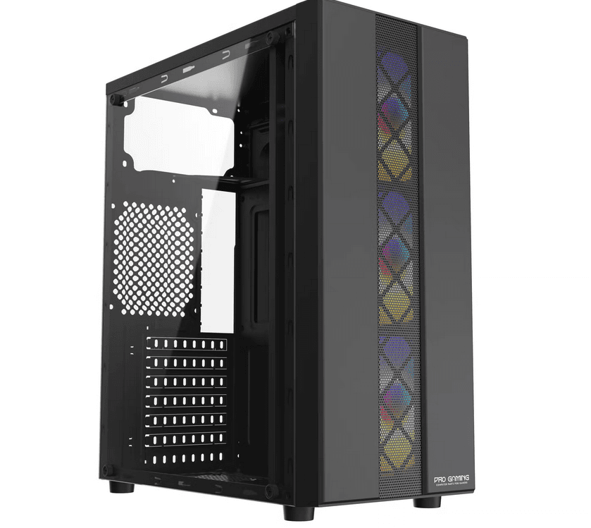 Carcasa PRO GAMING JAX, RGB, Mid Tower, Black