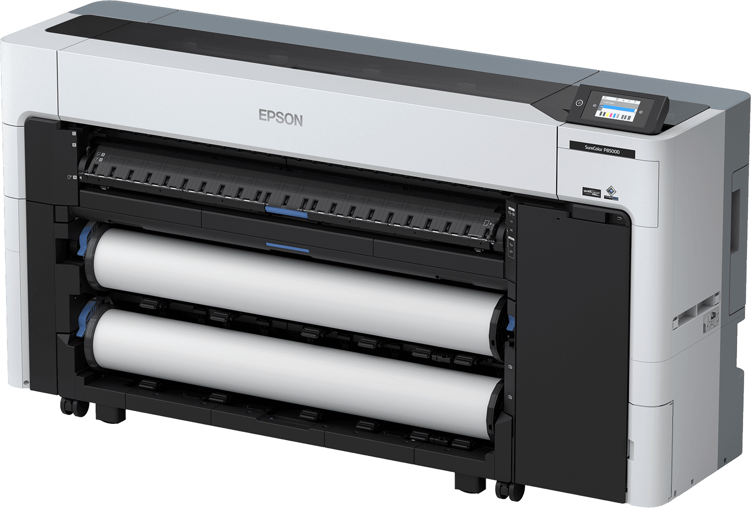 EPSON SC-P8500D A0 LARGE FORMAT PRINTER, 44", Ultrachrome® Pro6, Photo Black, Matte Black, Cyan, Yellow, Magenta, Grey, 1600 duze per culoare, Rezolutie: 1.200 x 2.400 DPI, Formate suportate: 17", 24", 36", 44", A5 (14.8x21.0 cm), A4 (21.0x29.7 cm), A3 (29.7x42.0 cm), A2 (42.0x59.4cm), A1, A0, B0