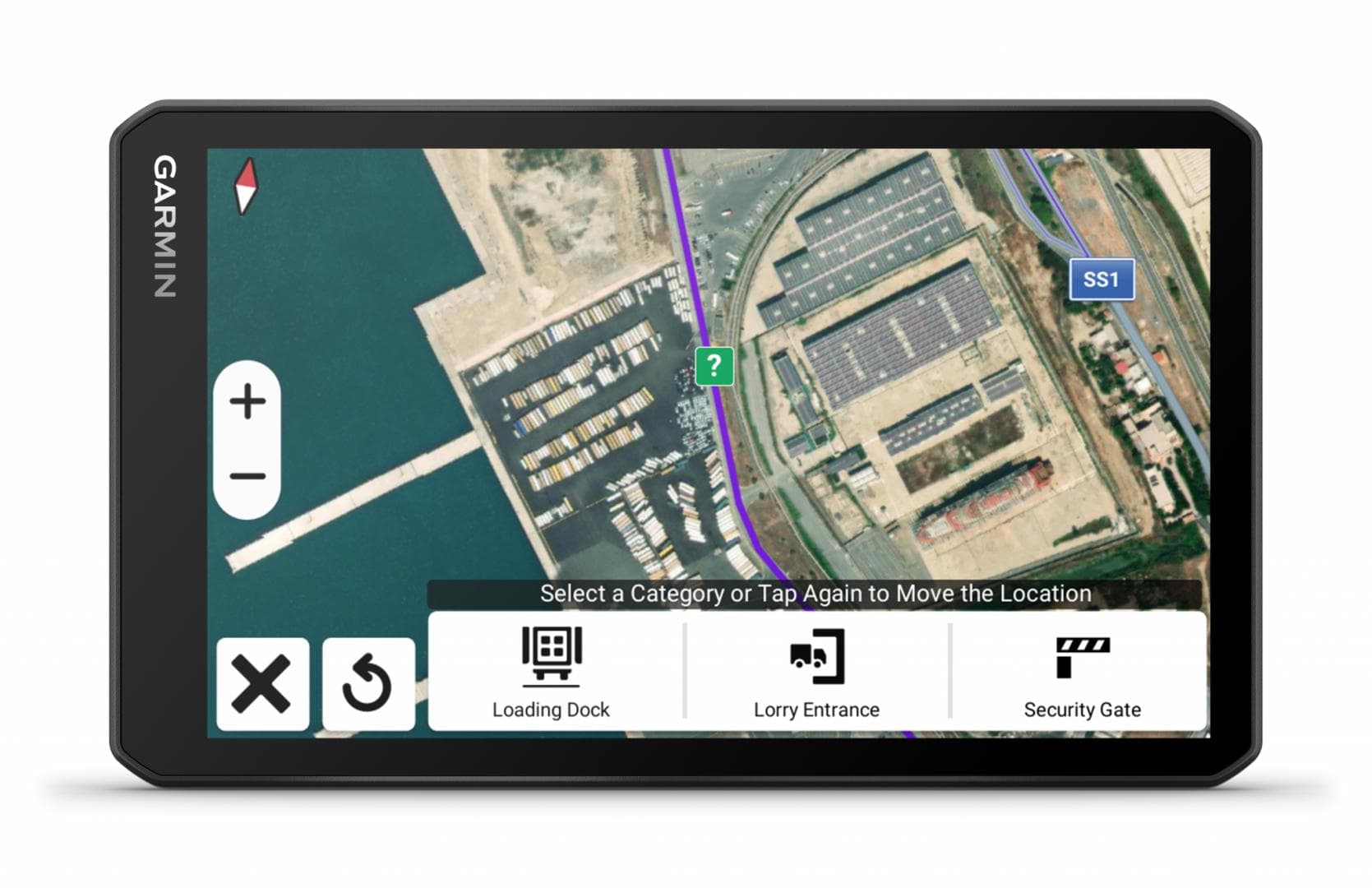GPS Garmin Dezl LGV720, tip afisaj IPS super-panoramic de 6,95", TFT color, cu panou tactil capacitiv pe celule, rezolutie 1024 x 600 pixeli, durata de viata baterie până la 1,5 ore — miniatură