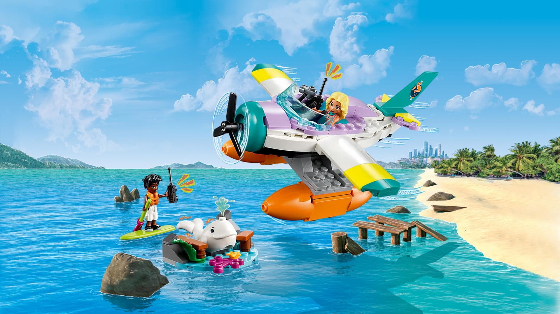 AVION DE SALVARE PE MARE, 41752 LEGO — miniatură