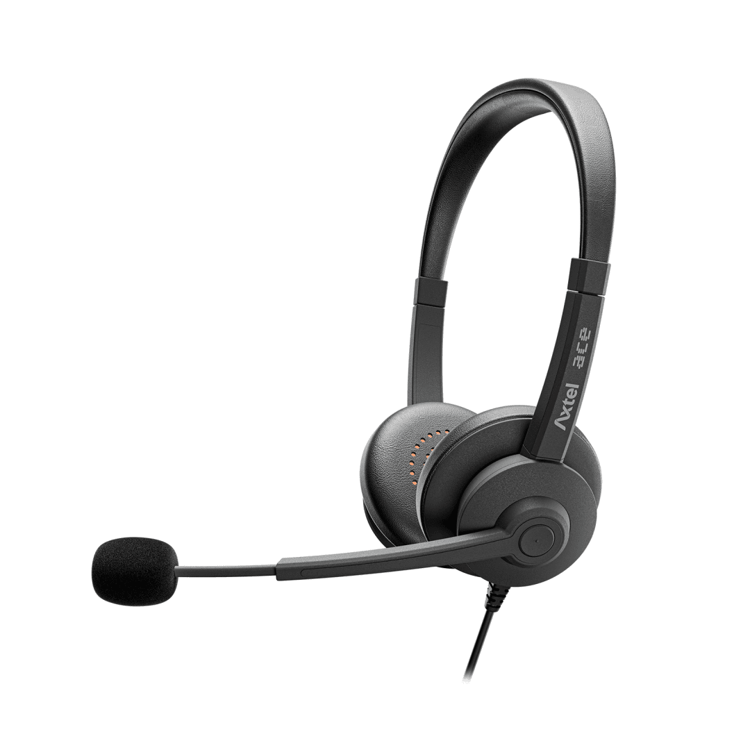 Casti Head-band Axtel AXH-ACEUCD, Wired, Negru — miniatură