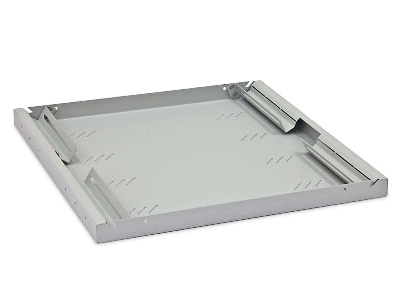 Raft fix perforat Triton 19" 1U/750 capacitate incarcare 80kg, gri