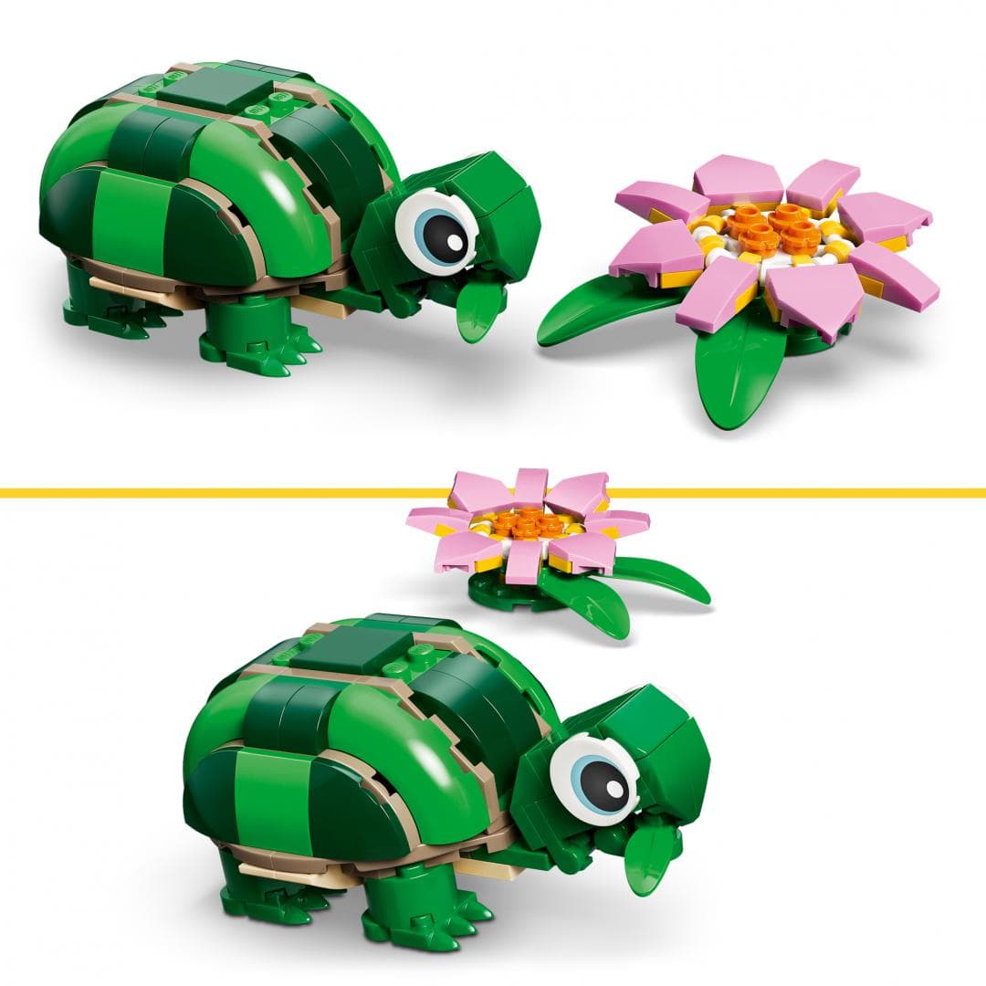 BROASCA-TESTOASA CU O FLOARE DE NUFAR LEGO31377 — miniatură