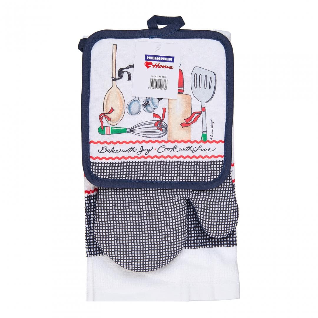 SET 3 PIESE BUCATARIE COLOR — miniatură