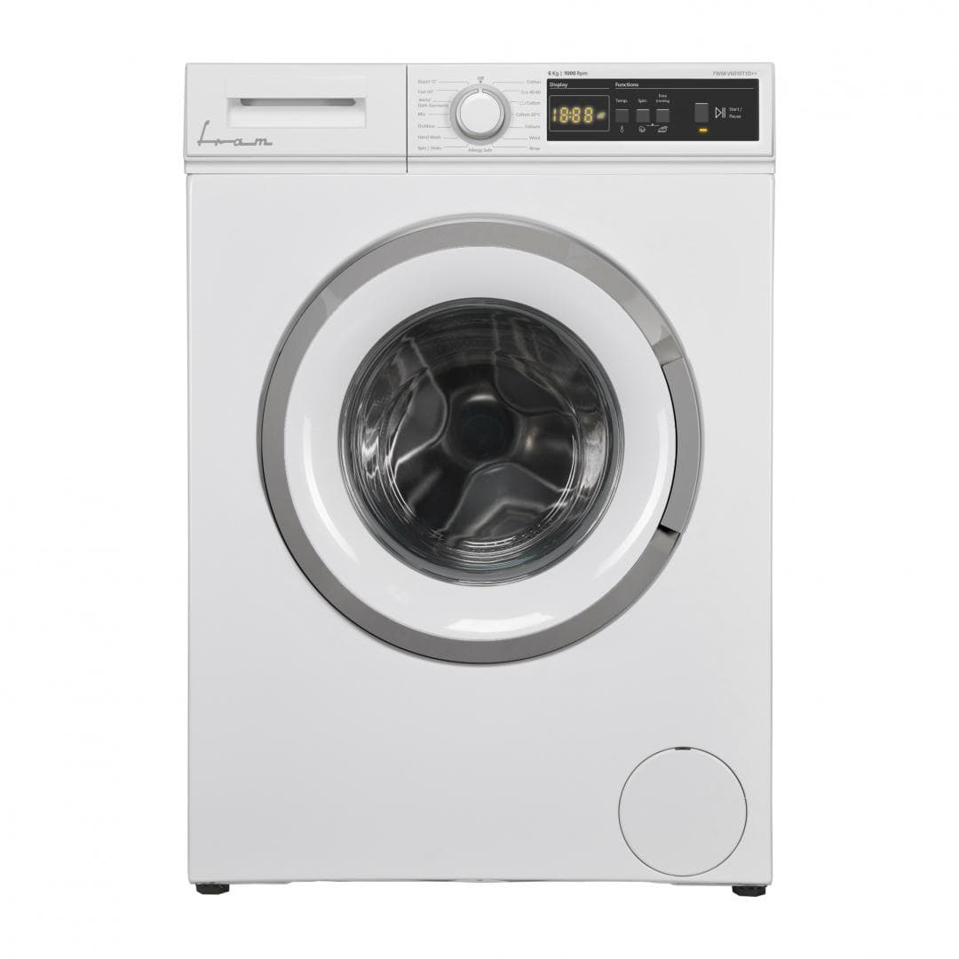 Masina de spalat rufe FRAM FWM-V6010T1D++, 6 kg, 1000 rpm, Clasa: D, Alb