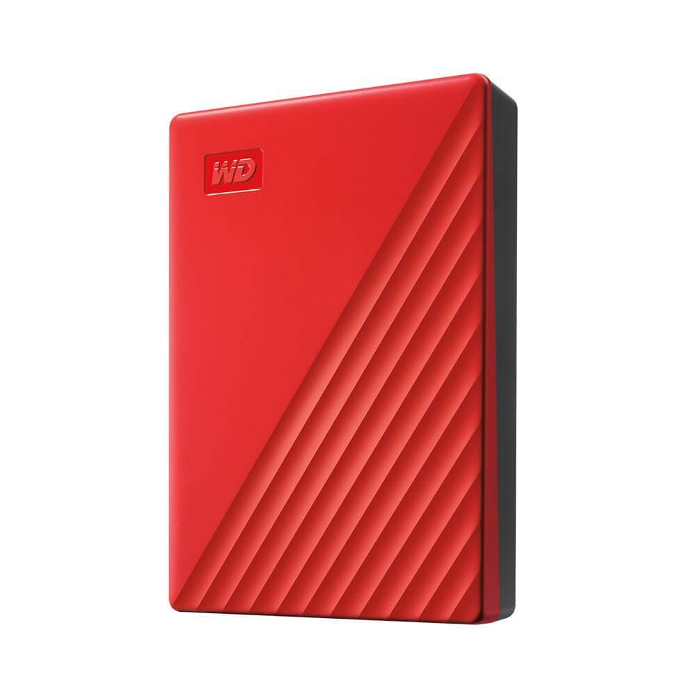 HDD Extern WD My Passport, 4TB, rosu, USB 3.2 — miniatură