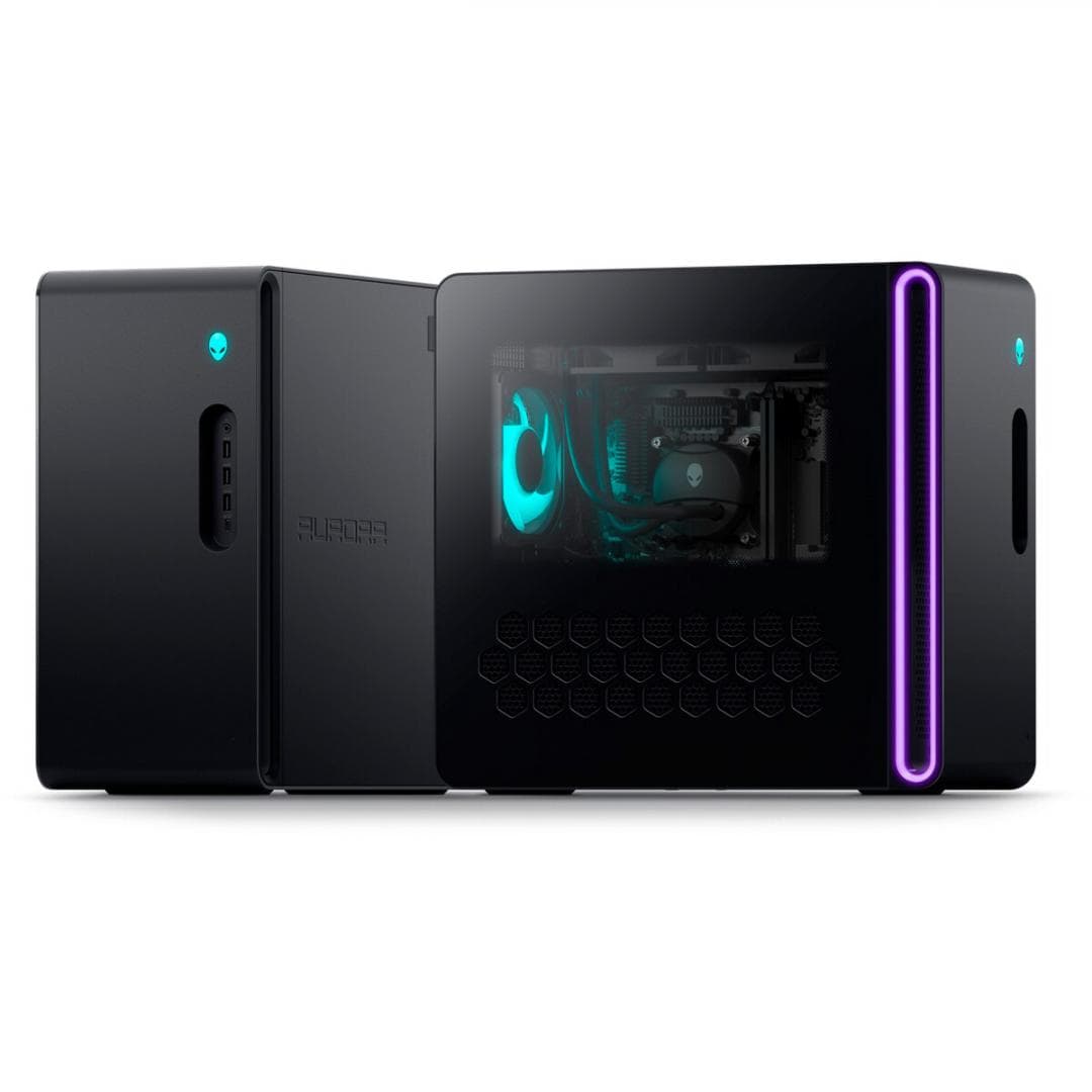 Desktop Gaming Dell Alienware Aurora ACT1250 cu procesor Intel Core Ultra 7 265F pana la 5.3 GHz, 16 GB DDR5, 2TB SSD, RTX 5080, Windows 11 Pro, Black — miniatură