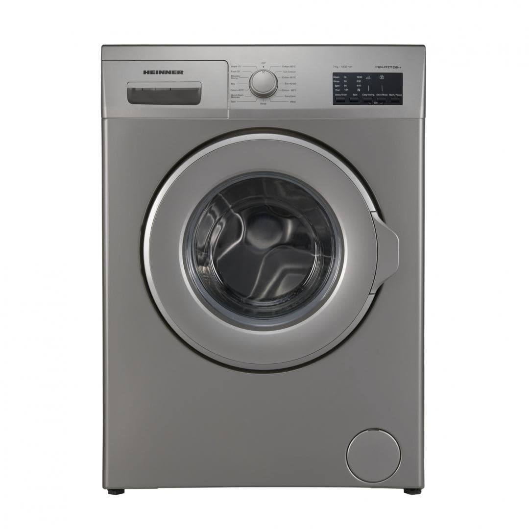 Masina de spalat rufe HEINNER HWM-VF2712SD++, 7 kg, 1200 rpm, Clasa: D, Argintiu