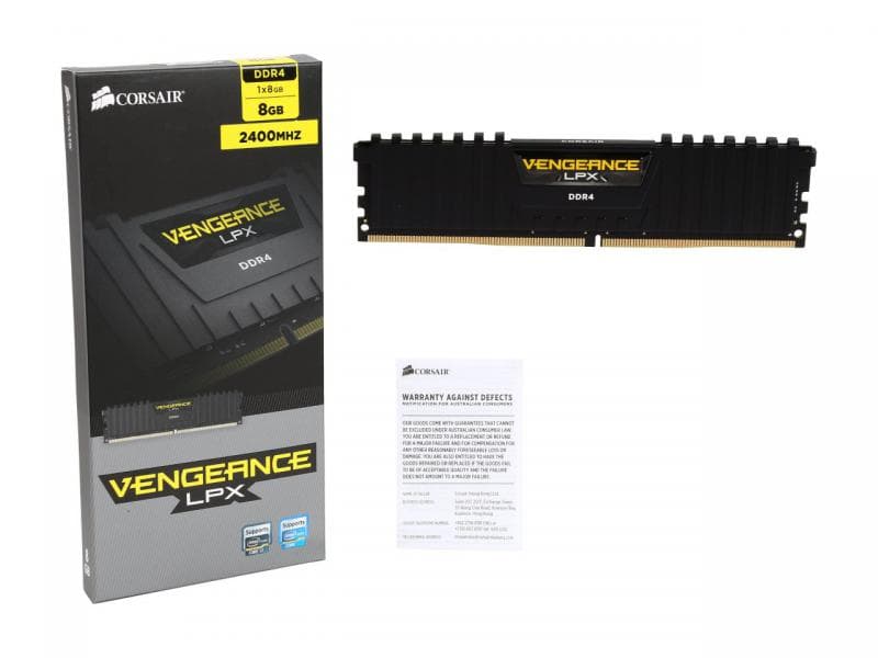 Memorie RAM Corsair Vengeance LPX 8GB DDR4 2400MHz CL14 — miniatură